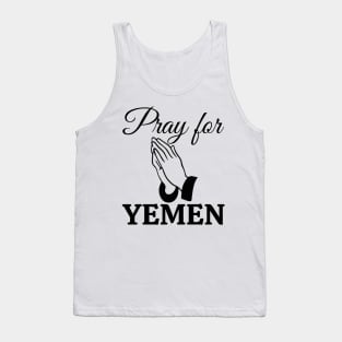 Pray for Yemen #SaveYemen Tank Top